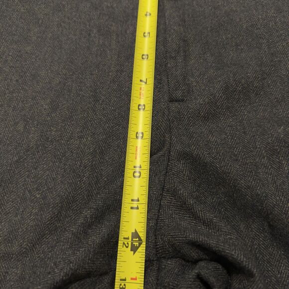 Gap Wool Blend Pants Grey Heather Straight Italian Fabric Nova Fides Mens 40x32 - Picture 8 of 9